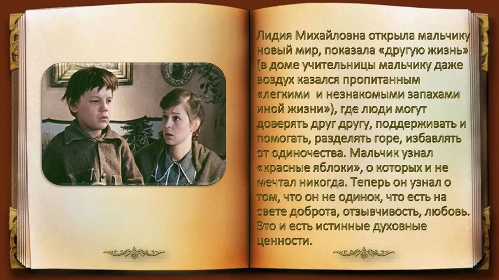 Рассказ про лидию михайловну из уроки французского. Распутин уроки французского характеристика Лидии Михайловны.