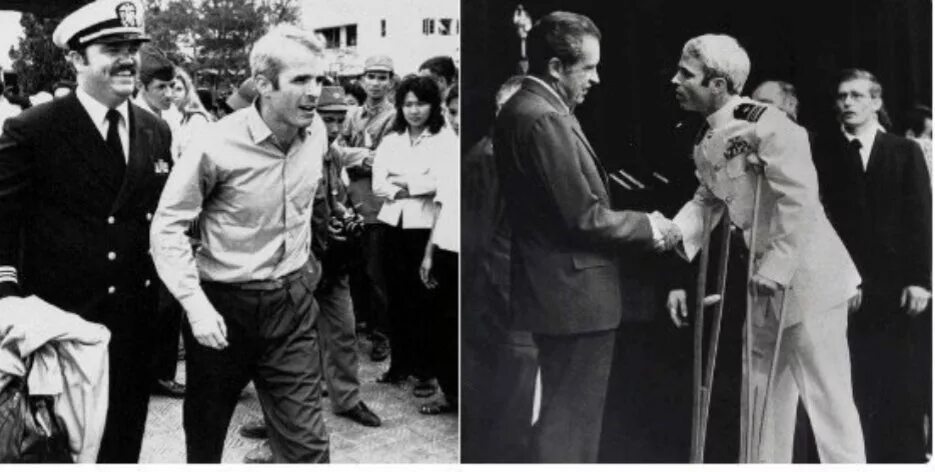 После освобождения из плена. Джон Маккейн Вьетнам плен. Маккейн в плену во Вьетнаме.