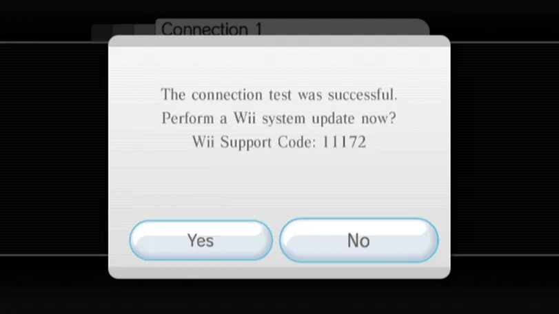 A connection was successfully. Test connection. Ошибка прошитой Nintendo Wii. Wii перевод. Connection successful.