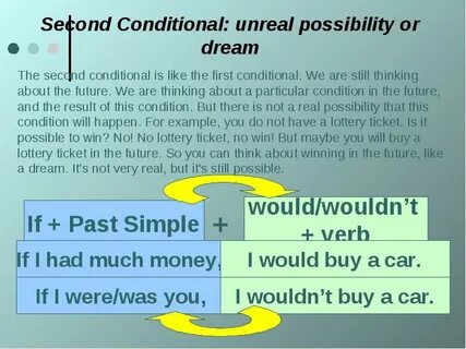 The second conditional 2