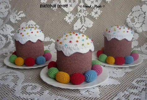 Кулич из фетра