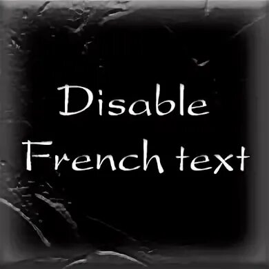 French text
