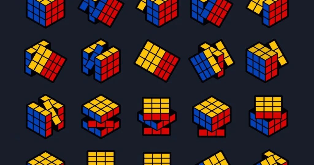 Стороны кубика рубика. Оригинальный кубик Рубика 3х3 Rubiks. Кубик рубик стилизованный. Узоры на кубике РУБИКЕ. Кубик Рубика рисунок.