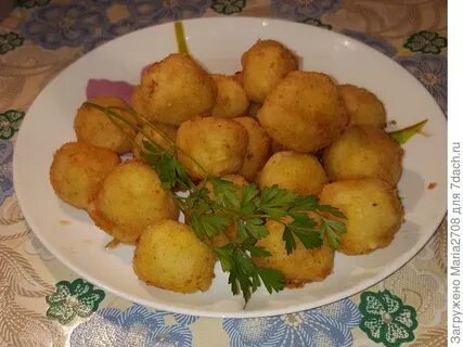 Картофельные шарики из пюре рецепт с фото