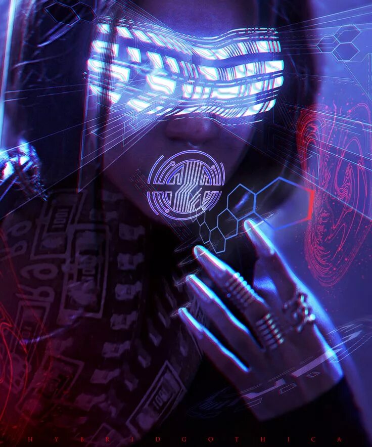 Cyber hacker metal