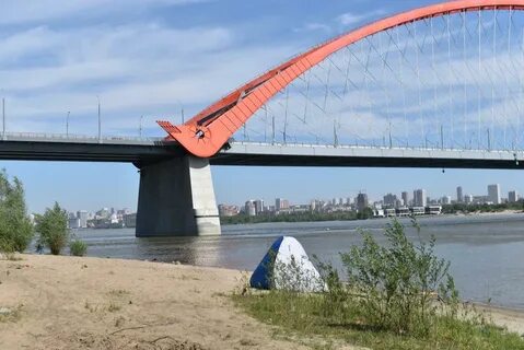 Открытие моста в новосибирске
