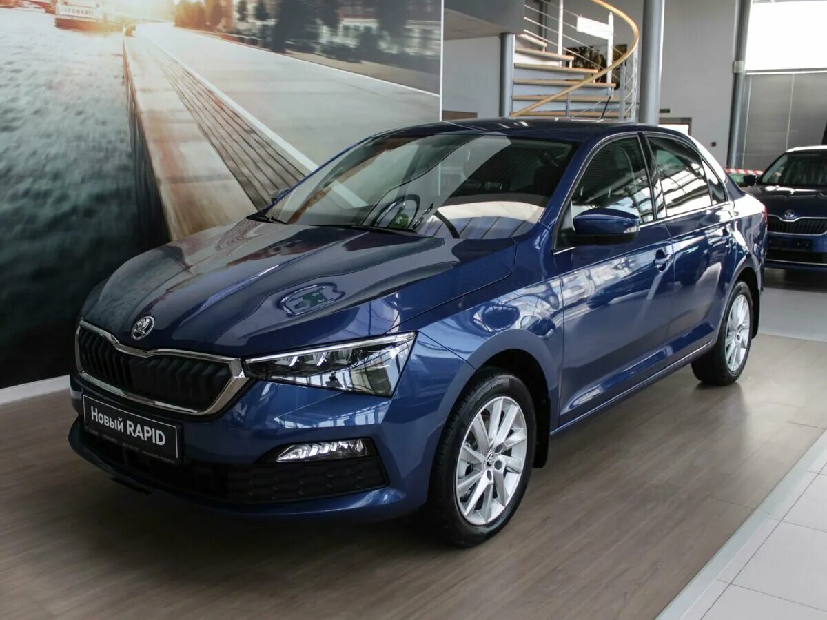 Шкода Рапид 2022. Шкода Рапид 2021 синяя. Шкода Рапид синяя 2022. Skoda Rapid 2021.