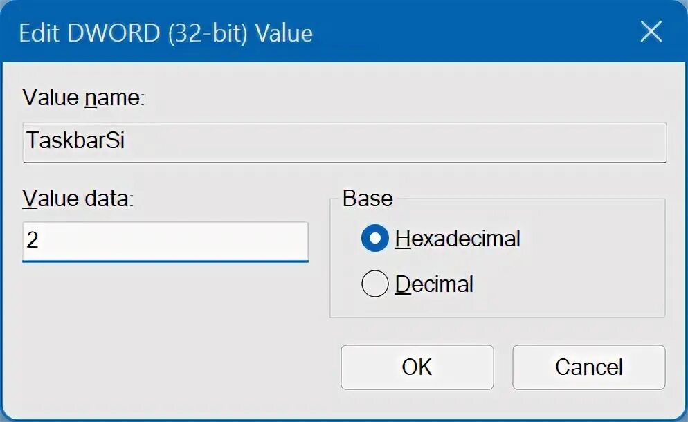 Bit value. Bit value
