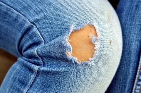 Hole in jeans