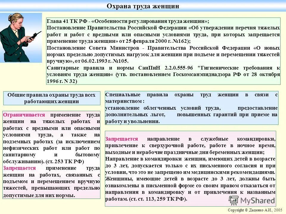 Труд по отношению к работе. Охрана труда женщин. особенности охраны труда женщин. условия охраны труда. правила охраны труда для женщин.
