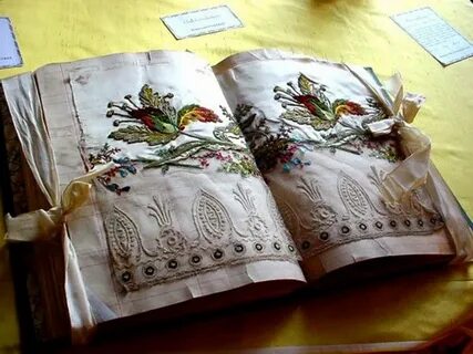 Вышивка техники книги