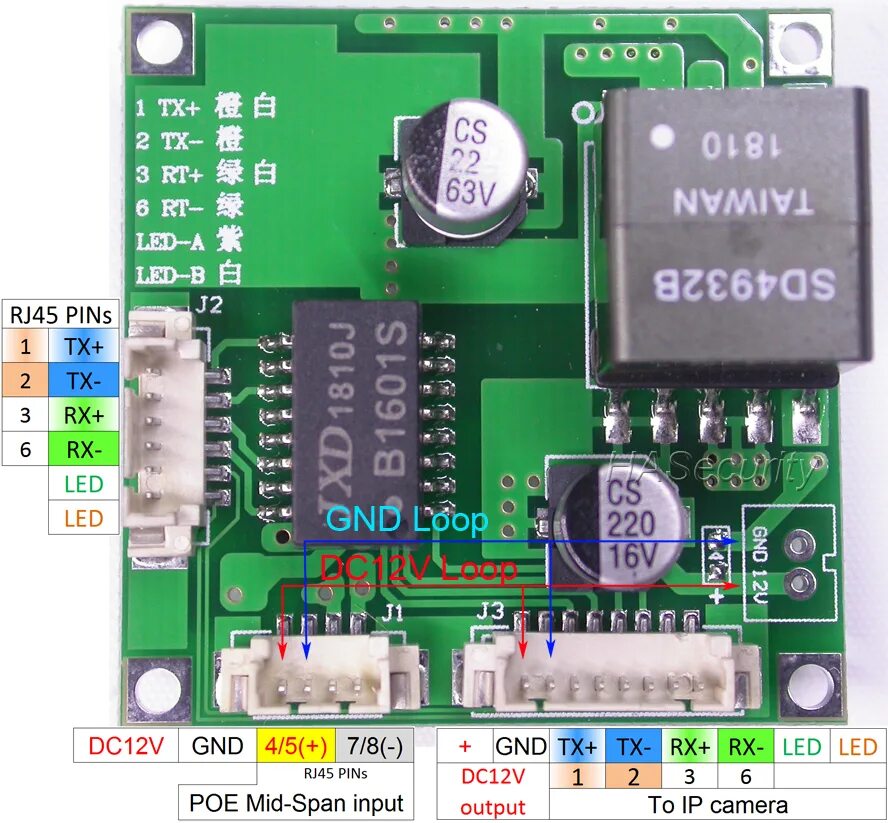 Poe sd. Sd4932b POE. Sd4932. Sd4932b-xaкамер видеонаблюдения. Sd4932b-XB schematic.