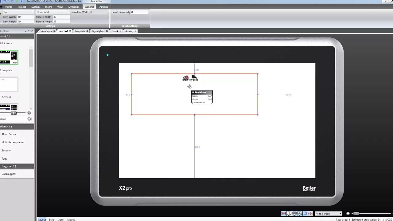 IX developer. Remote access viewer Beijer. IX developer Template Screens. Beijer Cable.