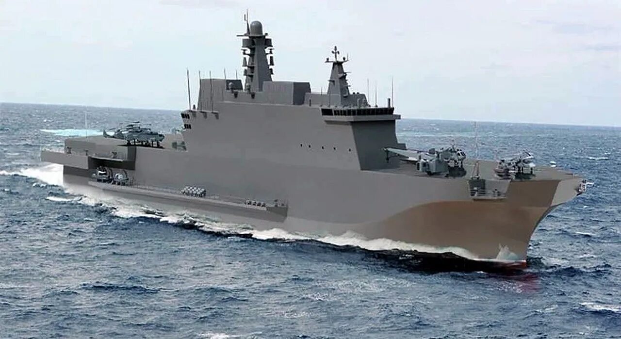 Прибой корабль. Универсальный десантный корабль (УДК) проекта 23900.