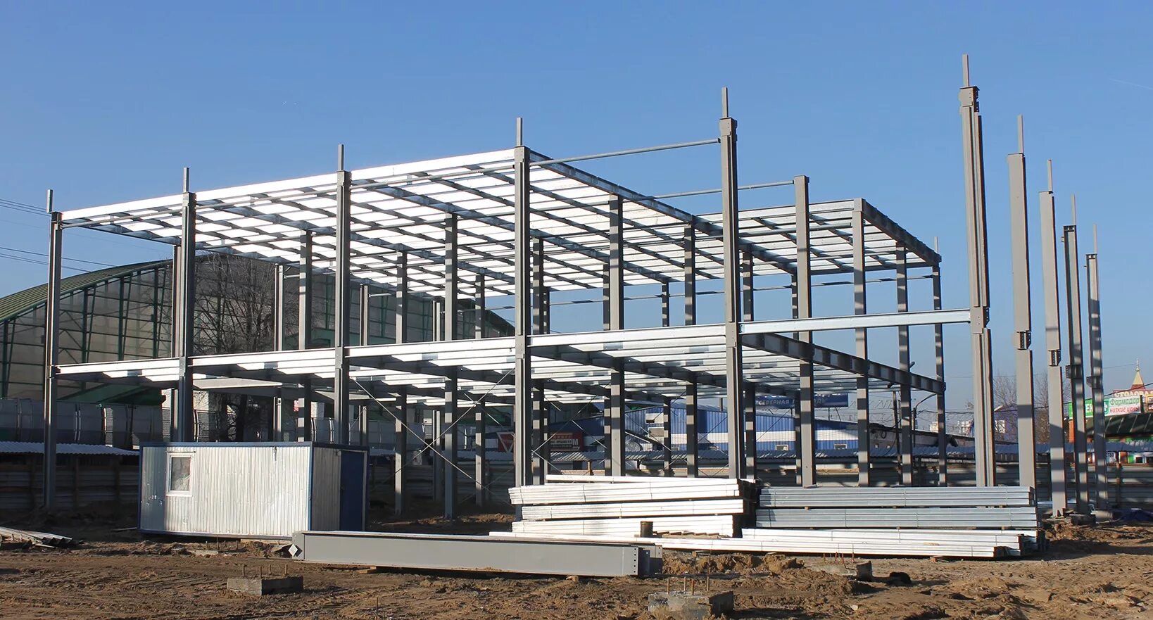 Фабрика каркасов лстк а фрейм. Лстк frame house. Light gauge steel. Каркасное здание. Каркас ангара из двутавровых балок.