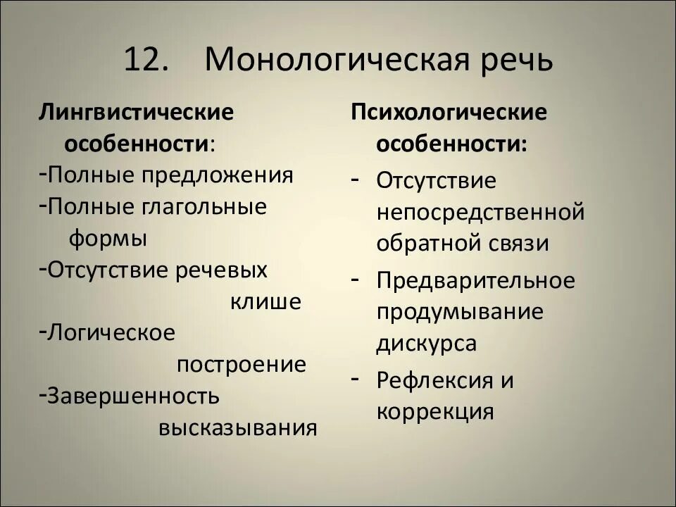 Монологической и диалогической формами речи. Монологической и диалогической формами речи