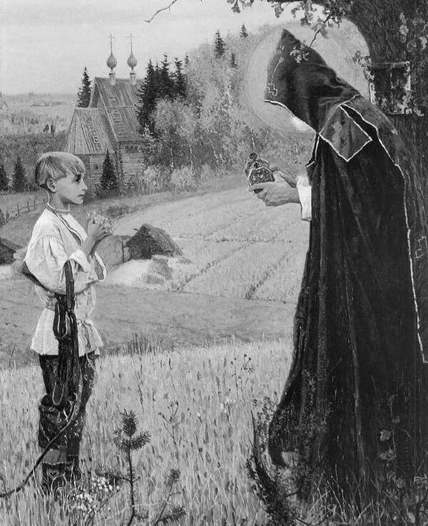 Видение отроку варфоломею. Видение отроку варфоломею, 1889-1890. нестеров видение отроку варфоломею. ведения от року варфоломею. ведение отоеу верфоломею.