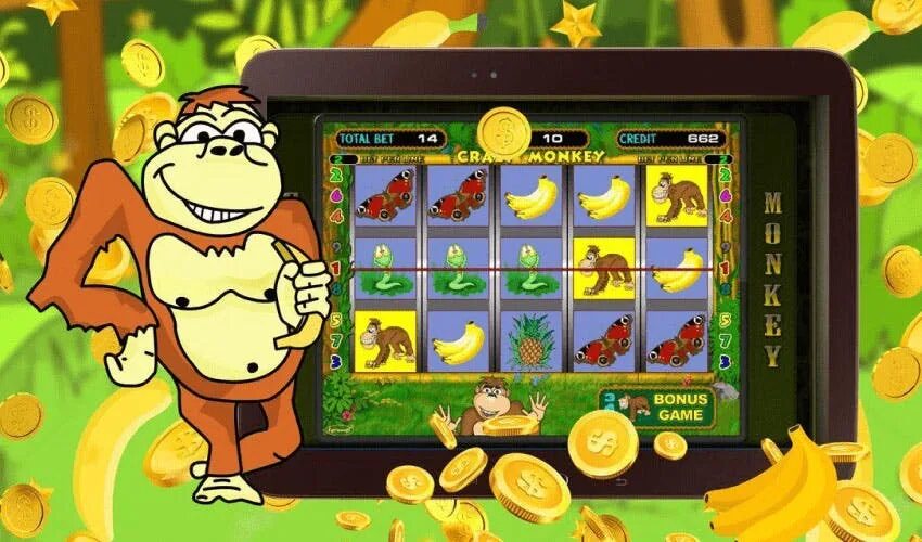 Игры с обезьянами в слотах. Crazy Monkey игровой аппарат. Игра слот мартышка. Обезьянка с автоматом. Демо обезьяны игра