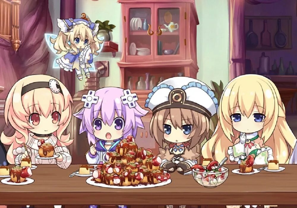 Neptunia rpg. Super Neptunia RPG. Нептуния торт. Neptunia ROM Ram Chibi. Cute Neptunia ROM and Ram.