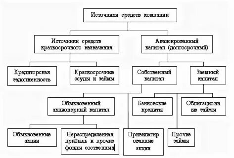 К пассивам организации относят