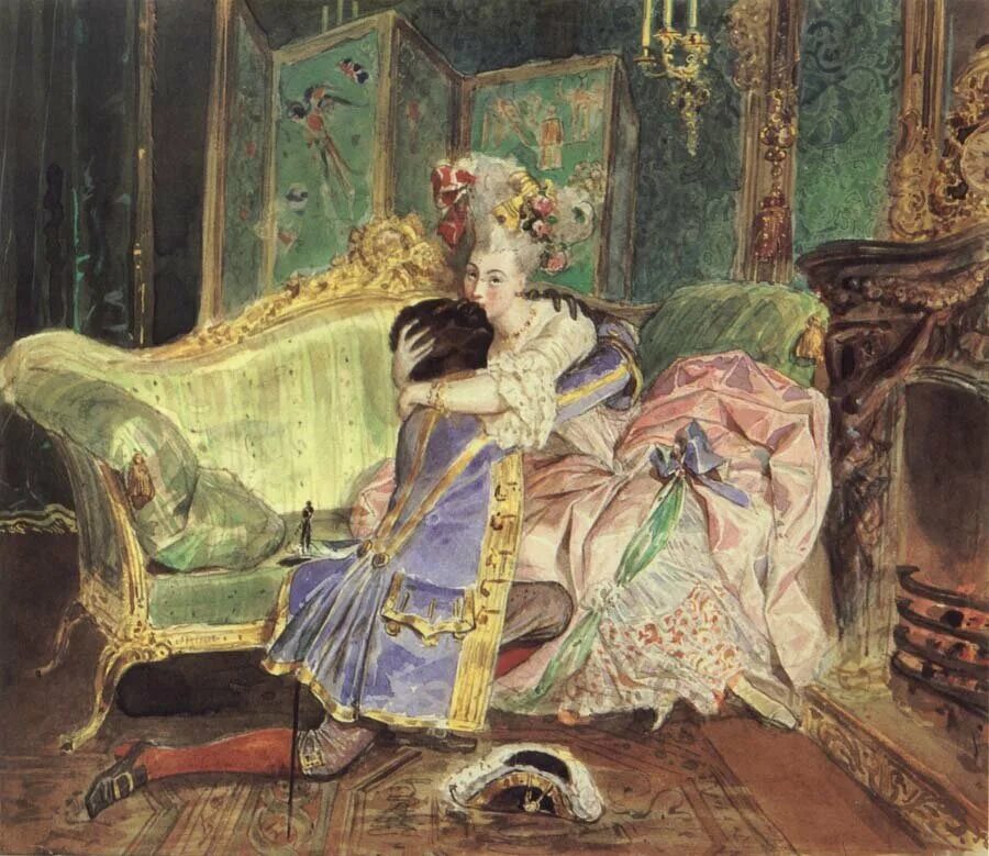 Брюллов спящая юнона. Карл брюллов прерванное свидание. Сон молодой девушки перед рассветом. Карл брюллов. Живопись.