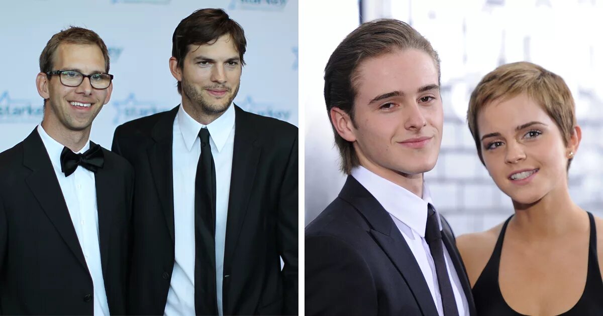 My brother is famous. Famous brother and sisters. Brad Pitt and his brother. Famous siblings. Famous Twins.
