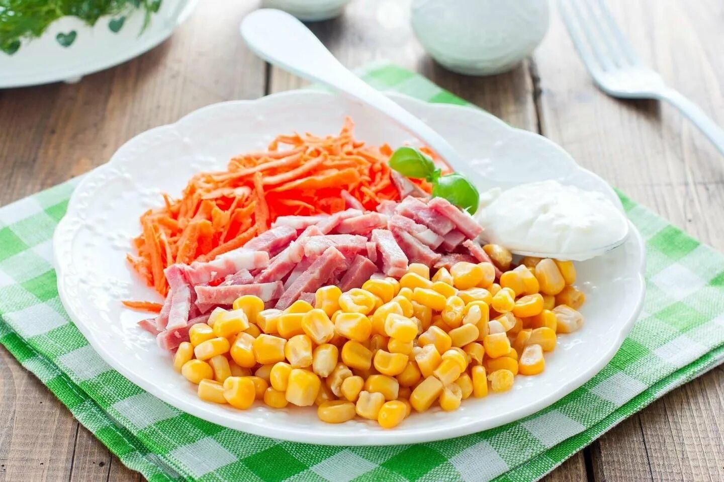 Кукуруза морковь сыр