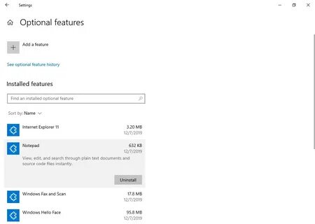 Option features