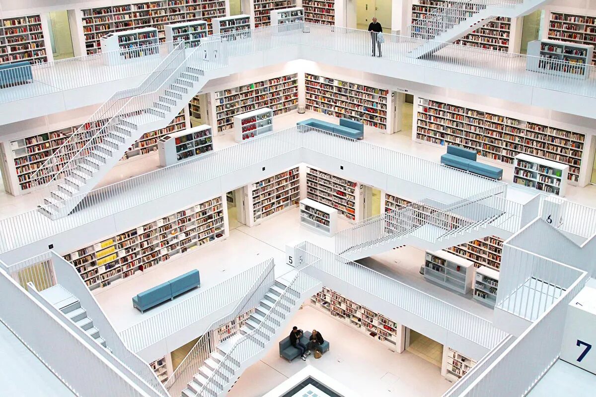The new library open