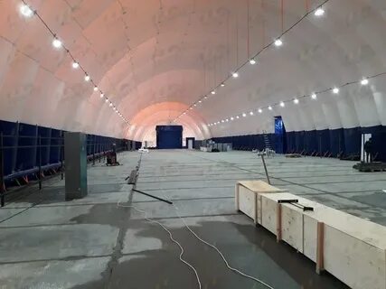 Пневмокаркасное арочное сооружение