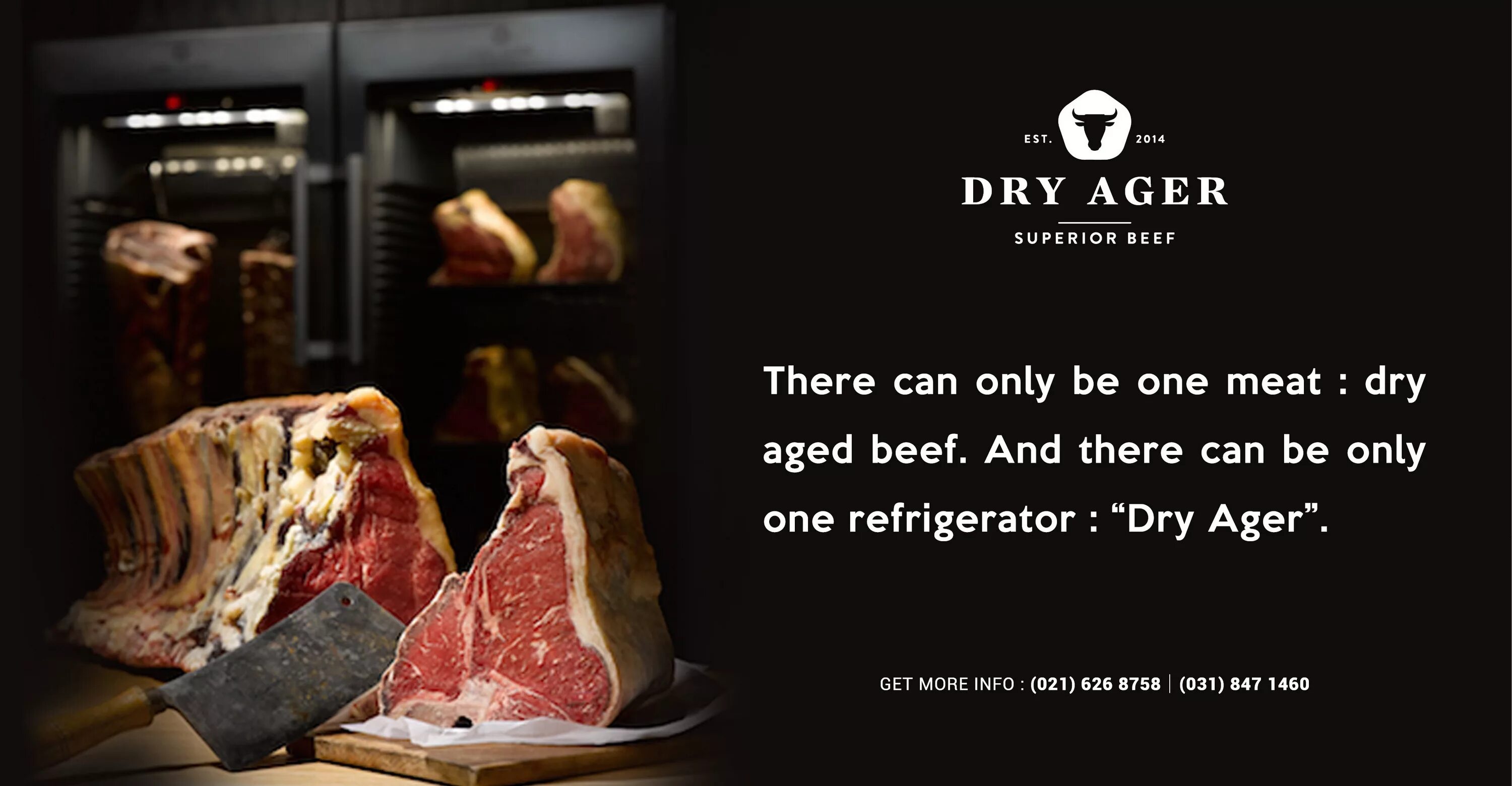 Dry aged. Холодильник Dry Ager. Стейк реклама.