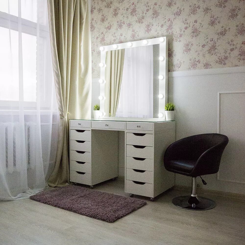 Туалетный столик simple nordic 80 см. Стол гримерный - 01 габариты: 1000х500х1800 мм. Туалетный столик орматек комо веда. Гримерный столик с зеркалом и подсветкой. Туалетный столик с зеркалом и полочками.