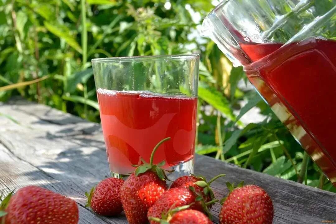 Мохито из клубники и мяты на зиму