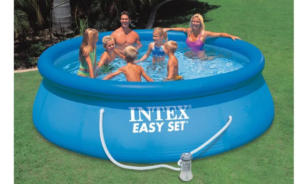 Бассейн intex сайт. Бассейн intex. бассейн круглый надувной. фото резиновых бассейнов.