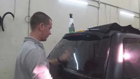 Как затонировать заднее стекло на ваз