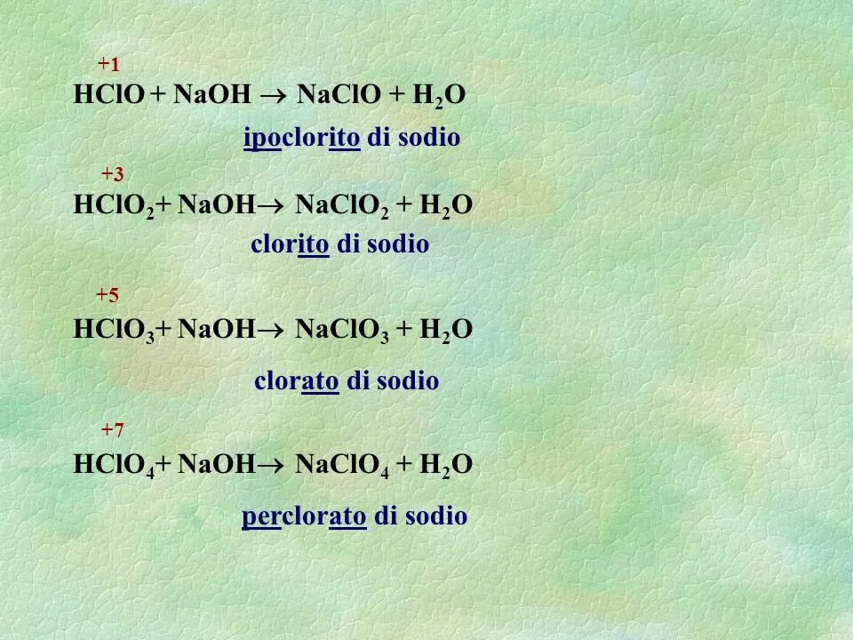 Be naoh h2o. Hclo3 NAOH. Hclo2=naclo2. NACLO NACL. Naclo4 получение.