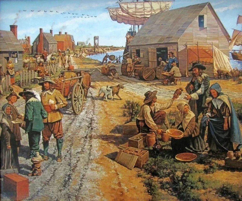 Английские колонии в США В 17 веке. Колонисты Северной Америки 17 век. Джеймстаун первое поселение. Английские Колонисты 17 век.