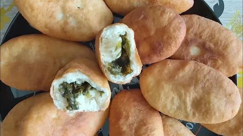 Пирожки с щавелем жареные