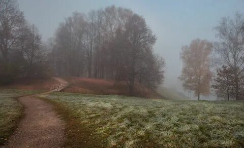Дохнул осенний хлад дорога промерзает