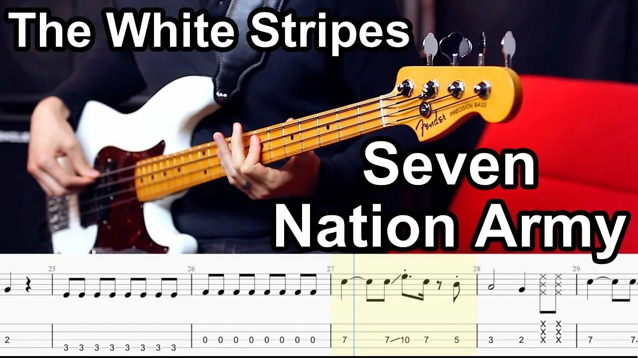 Seven nation army бас. Ноты для гитары the white stripes seven nation army. Риф seven nation army. Seven nation army tabs bass. Ноты seven nation army бас.