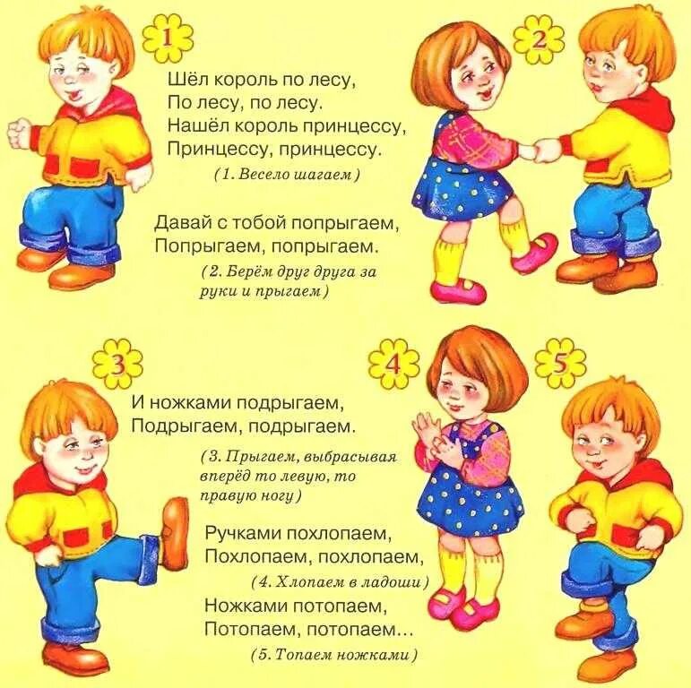 Песни для танца с движениями детьми