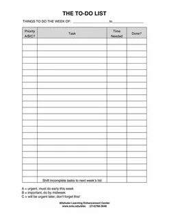 This form list