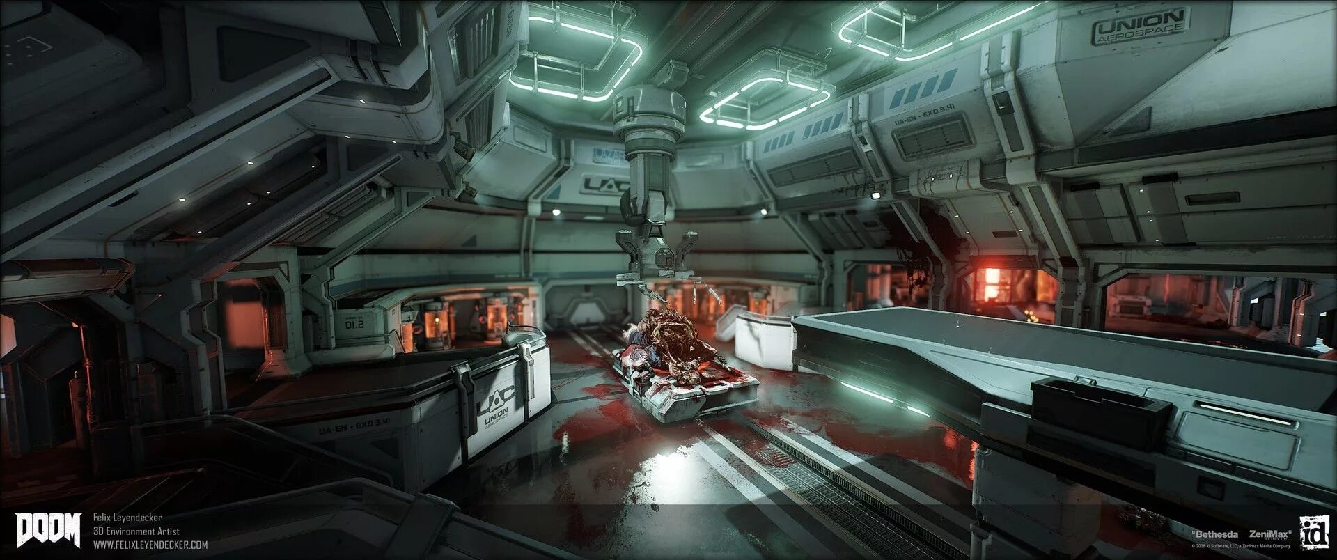 Sci fi эфир. Doom 3 Interior.