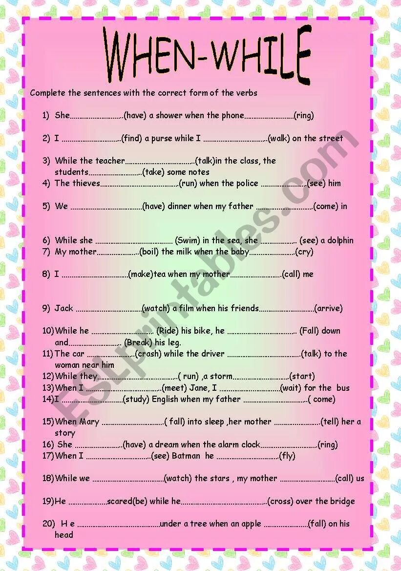When while words. When while worksheet. when while упражнения. while worksheets. when or while worksheet.