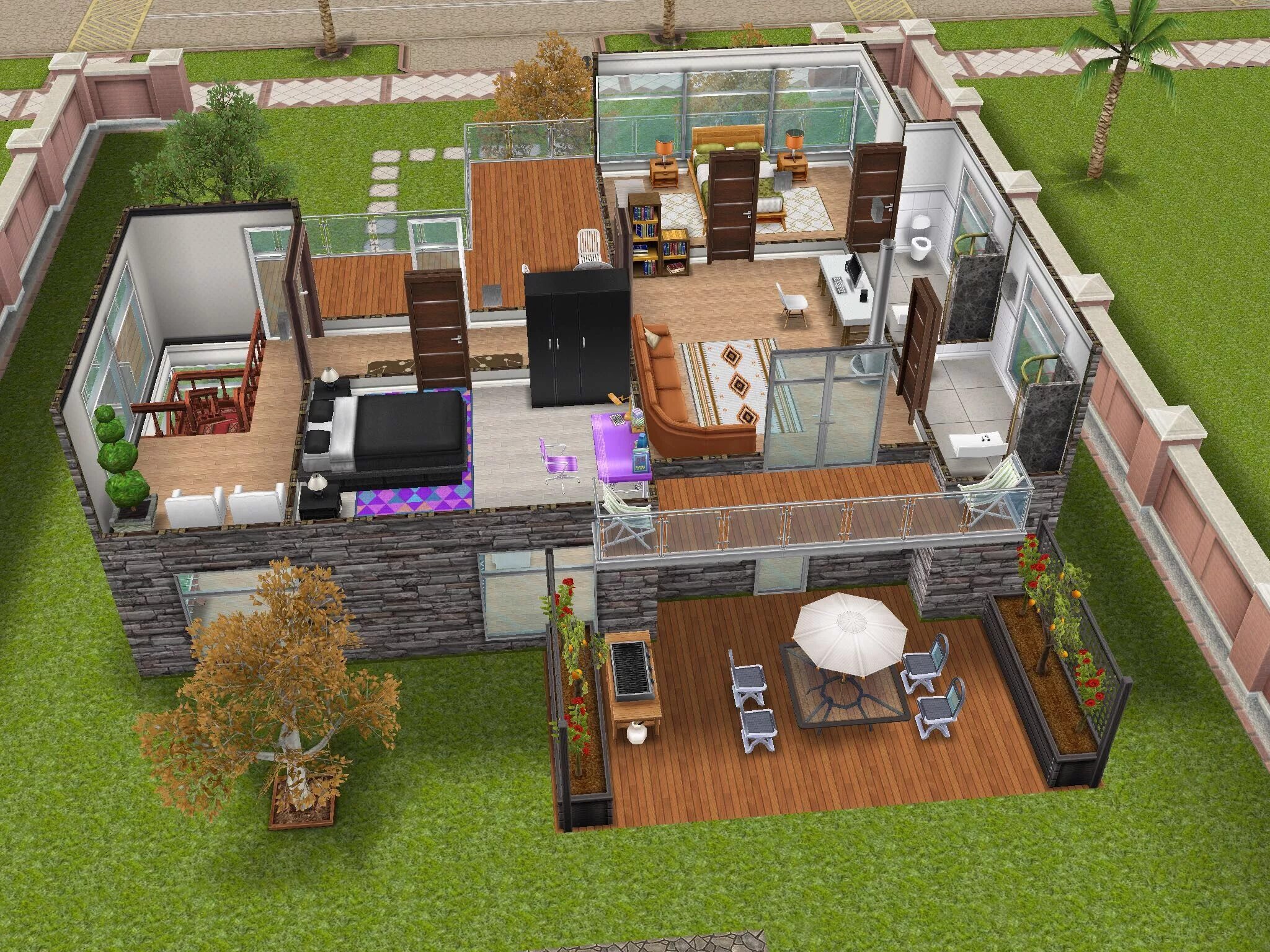 Как установить мод дома в симс 4. Sims 2 modern house. дом в симс 2 планировка. стиль террас симс 4. планировка дома в симс 4 с террасой.