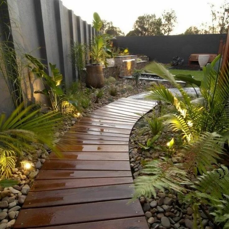 40+ Stunning Wood Garden Pathways Design Ideas - Decor Renewal Garden in the woo