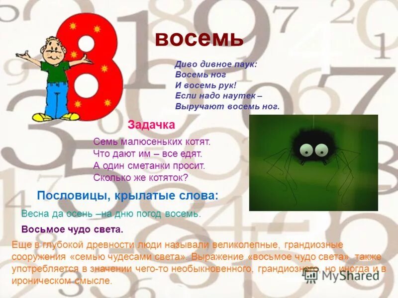 8 ног 8 глаз