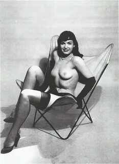 #7 Bettie Page Photograph, by and signed by Jack Faragasso.