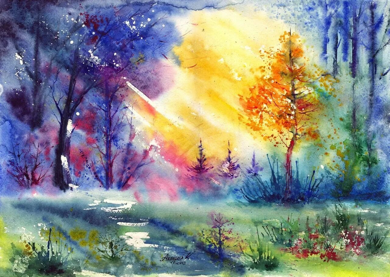 Яркие краски утра. Художник Anna Armona. Anna Armona картины.