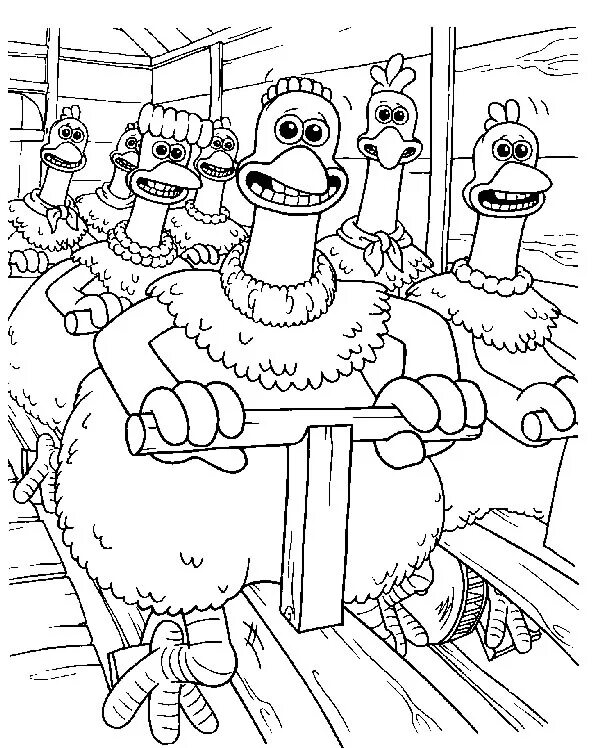 Coloring Page for Kids - Chicken Graphic by MyBeautifulFiles - Creative Fabrica